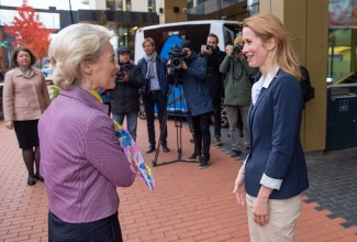 Peaminister Kaja Kallas ja Euroopa Komisjoni presidendi Ursula von der Leyen