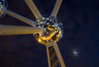 Atomiumi lähivaade