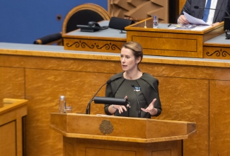 Kaja Kallas peab Riigikogus kõnet riigi pikaajalise arengustrateegia "Eesti 2035" elluviimisest