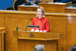 Kaja Kallas esineb Riigikogus kõnega Euroopa Liidu poliitika prioriteetidest