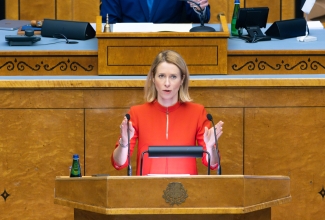 Kaja Kallas esineb Riigikogus kõnega Euroopa Liidu poliitika prioriteetidest
