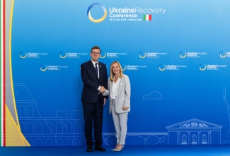 Peaminister Kristen Michal Itaalia kolleegi Giorgia Meloniga