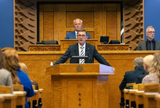 Peaministrikandidaadi ettekanne riigikogus